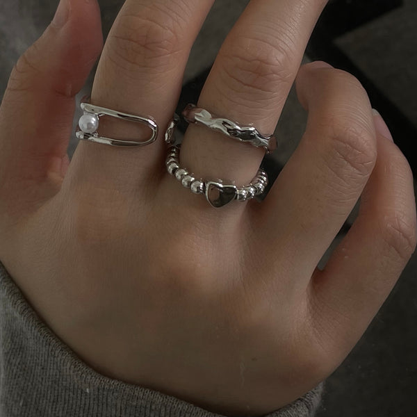 Buy 1 Get 3! Ins-style rings set